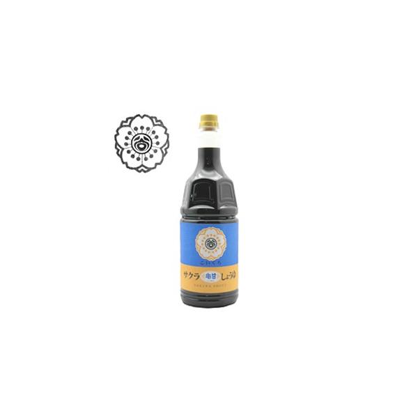 谷川醸造 サクラしょうゆ 亀甘口(こいくち)1800ml※冷蔵便NG