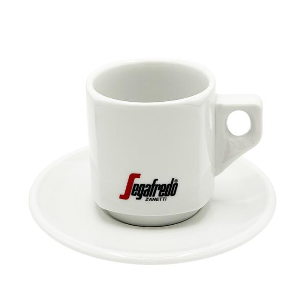 セガフレード・ザネッティ ロゴ入りカプチーノカップ＆ソーサー※ご自宅用