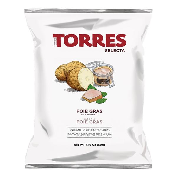 【20袋(1ケース)】トーレス  フォアグラ風味ポテトチップス 50g※賞味期限30日以上※常温便配送