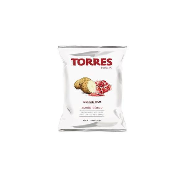 【20袋(1ケース)】トーレス  イベリコハム風味ポテトチップス 50g ※賞味期限30日以上※常温便配送
