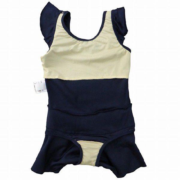スクール水着 フリル付きチュニック ガールズ キッズ ジュニア ワンピース スカートタイプ 女児 スク水 水泳 プール 体育 ネイビー 1 130 送料無料 Buyee Buyee Japanese Proxy Service Buy From Japan Bot Online