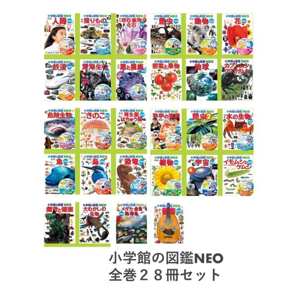ずかんセット) 小学館の図鑑NEO 全巻28冊セット : 梅田 蔦屋書店 ずかんセット) 小学館の図鑑NEO 全巻28冊セット : 梅田 蔦屋書店