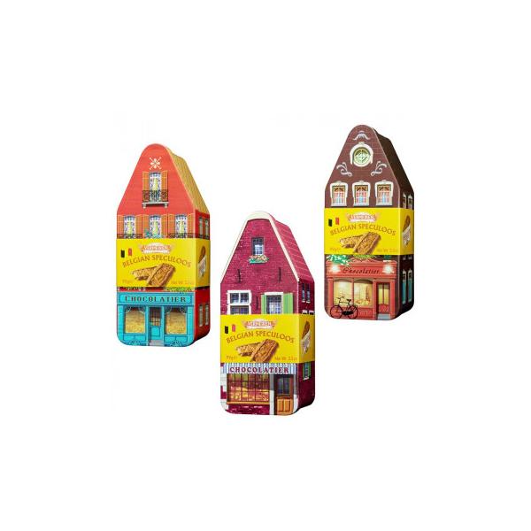 VERMEIREN(ベルメーレン) カラメルビスケット オリジナルハウス缶B 6個