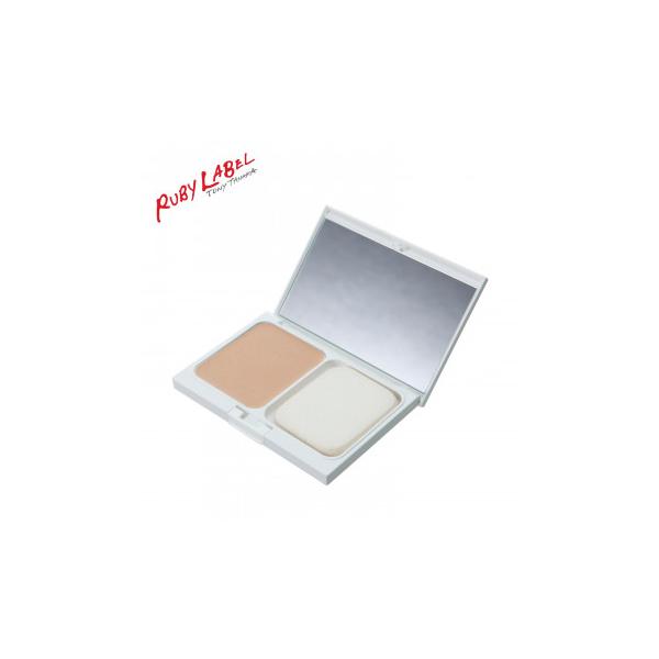 TONY TANAKA(トニータナカ)　RUBY LABEL(ルビーレーベル) パウダーインファンデーション02/ピンクベージュ 10g ケース付