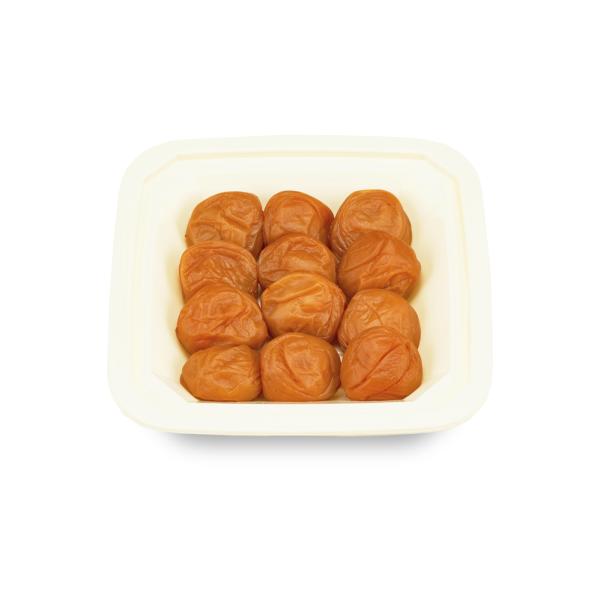 梅いちばんを代表する人気梅干。紀州南高梅を使用した、「元祖」はちみつ梅干の『黄金漬（こがねづけ）』