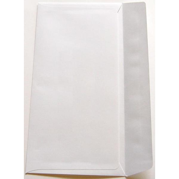 洋長3 カマス 封筒 白 特白 ホワイト 白封筒 サイズ120×235mm 厚さ100g m2 カマス貼 郵便番号枠なし 100枚