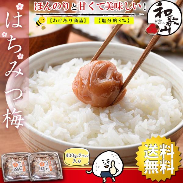 訳ありはちみつ梅800g×6袋　お買い得品　特売　お値打ち　梅干し　南高梅 JA紀南 送料無料 紀州産南高梅干 つぶれ梅よりちょっといい訳