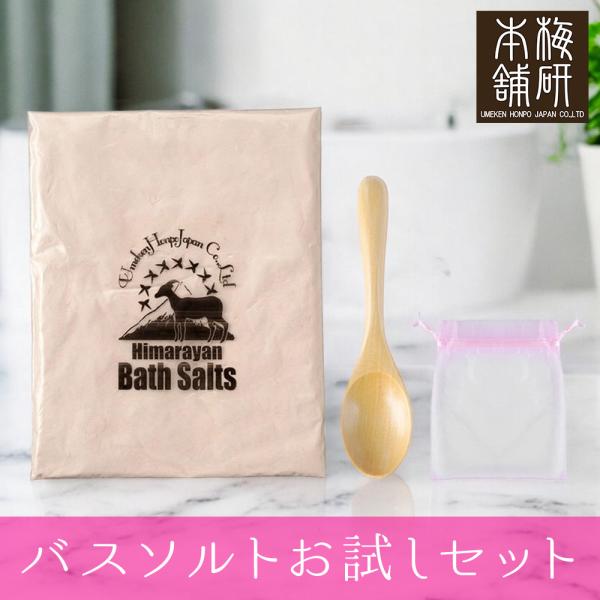 『ヒマラヤ岩塩 バスソルト ピンクソルト パウダー1kg』『木製スプーン1個』『オーガンジー袋1枚』がセットになったバスソルトお試しセットです。主成分：測定結果(g/100g)塩化物イオン（Cl)：59.59硫酸イオン（SO4) ：0.96...