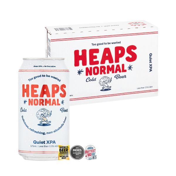 【ケース売り】24本セット ヒープス・ノーマル クワイエット XPA 375ml (ノンアルコールビール)