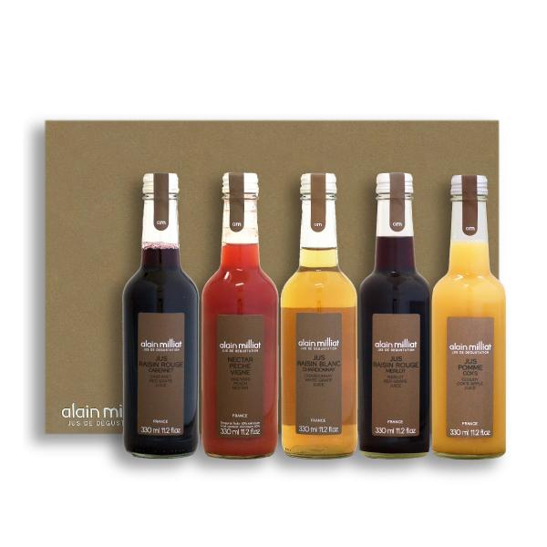 【ギフトボックス入り】アランミリア ジュース&ネクター 330ml 5種・5本セット 【ラッピング無料】【月-土14:00までの注文は即日配送】
