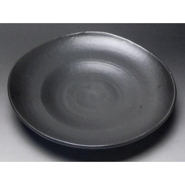 【作家物】和食器 黒釉 流し掛け 大皿 盛鉢 直径約27cm B級品】黒釉33皿 [普段使いの食器] : やきもの 梅屋 - 通販 - Yahoo