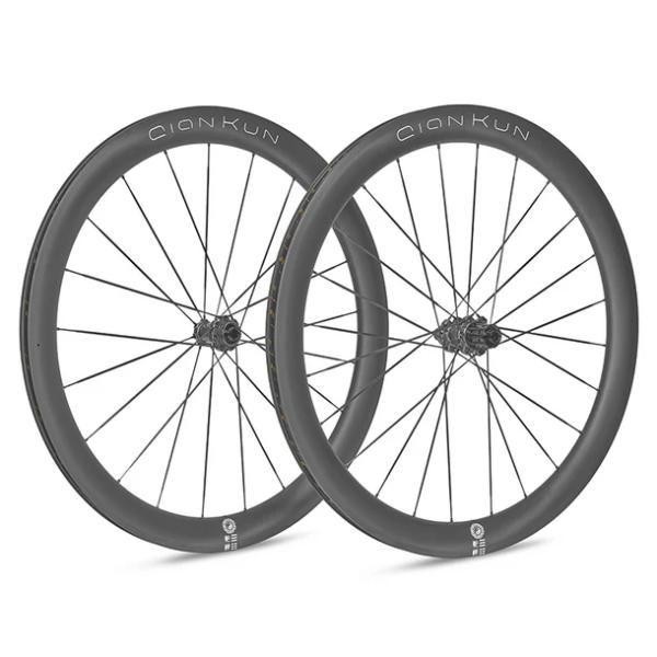 （シマノフリー）YOELEO（ヨーレオ）QianKun CS50（チエンクン）カーボンホイール前後セット使用範囲：ロード＆TTブレーキ：ディスクブレーキリムハイト/プロファイル：50mm重量：1185g ±3%（リムテープとバルブを除いた重...