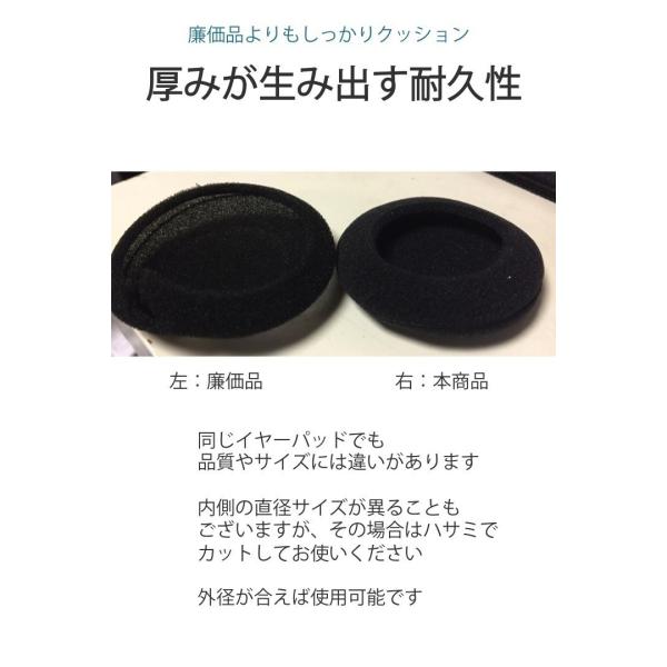 ヘッドホン 交換用イヤーパッド 3組(6個)セット 直径5cm ヘッドセット パッド 補修 劣化 破損 ヘッドフォン コールセンター クッション 厚み スポンジ カバー /【Buyee】 ヘッドホン 交換用イヤーパッド 3組(6個)セット 直径5cm ヘッドセット パッド 補修 劣化 破損 ヘッドフォン コールセンター クッション 厚み スポンジ カバー /【Buyee】