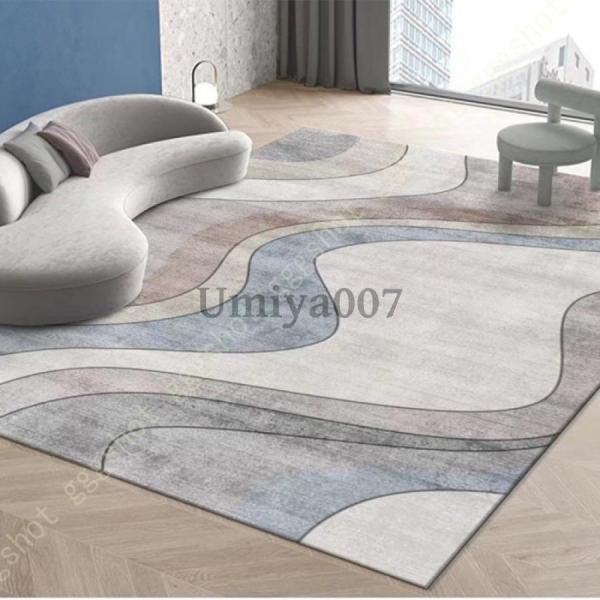 ☆ラグの裏面には高密度の小さな丸模様に施された。子供とお年寄りがいるの家庭でも安心してお使いいただけます。☆毛足が短いのでゴミやホコリも絡みにくく、掃除機かけもラクラクです。収納もコンパクトになる軽量設計です。☆クッション性があり、やわらか...