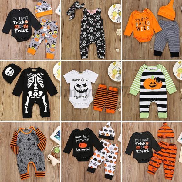 ハロウィン コスプレ 子供 保育園 赤ちゃん 着ぐるみ ロンパース ベビー 服 ハロウィン 衣装 カバーオール コスプレコスチューム 子供服 長袖 お出かけ かわいい