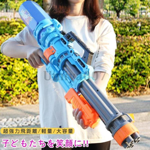 【水鉄砲】実用的でかっこいい水鉄砲で、子供たちを幸せにする宝物です。バーベキュー、家族のイベント、プール、ビーチ、水泳、ウォーターパーティーに最適です。教育資料や教材のように、浴槽で遊ぶ子供たちに最適です！【ポンプアクション、操作性】ウォー...