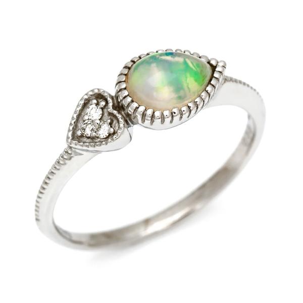 Pt900 オパールとダイヤモンドのリング #10 楽天市場】オパール 3.08ct リング 11号 PT900 プラチナ ダイヤモンド