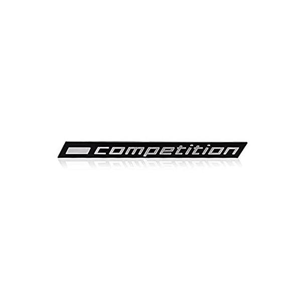光沢ブラックコンペティションバー下線エンブレム BMW サンダーエディション M1 M2 M3 M4 M5 M6 M7 M8 X3M X4M X5M 【並行輸入