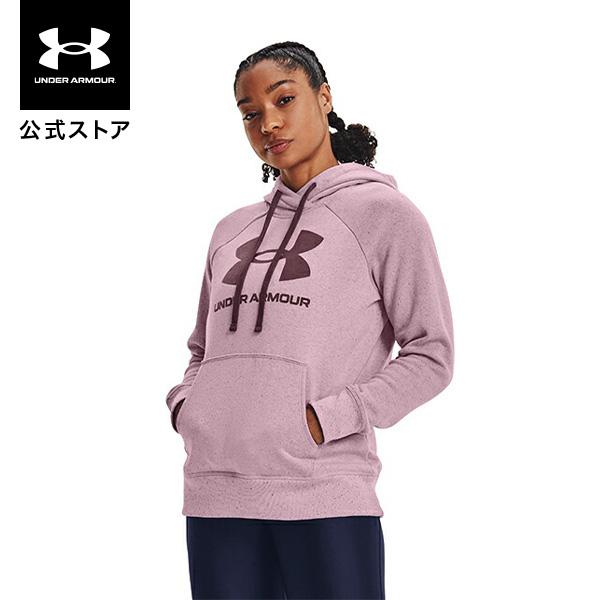 セール価格 公式 アンダーアーマー UNDER ARMOUR UAライバルフリース ロゴ フーディー トレーニング レディース 1356318