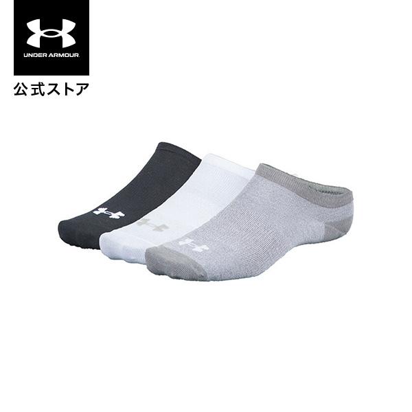 公式 アンダーアーマー UNDER ARMOUR UA レディース トレーニング ノーショー ソックス 3足セット 1359233