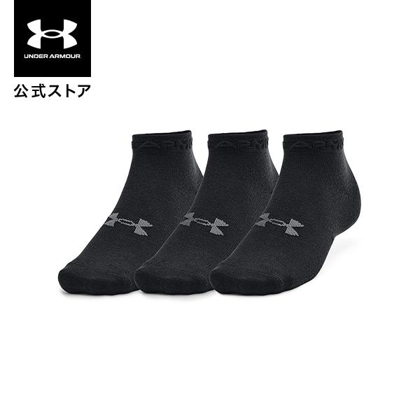 公式 アンダーアーマー UNDER ARMOUR UA ユニセックス トレーニング エッセンシャル ローカット ソックス 3足セット 1365745