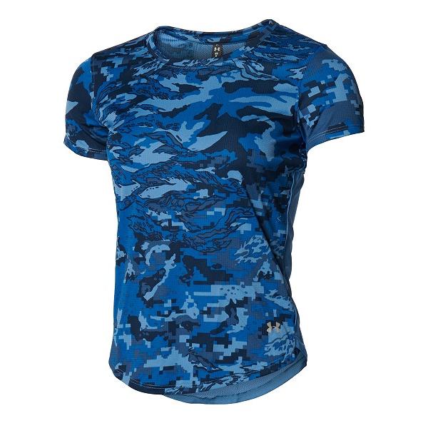 売れ筋商品|||アンダーアーマー Tシャツ レディース トップス LAUNCH - Print T-shirt - blue ether blue UNDER ARMOUR 【40%OFF】公式 アンダーアーマー レディース