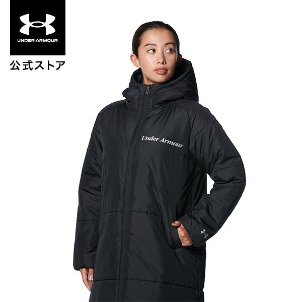 セール価格 公式 アンダーアーマー UNDER ARMOUR レディース トレーニング ベンチコート インサレート ロングコート