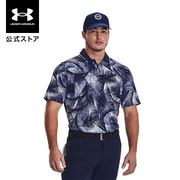 【60％OFF】公式 アンダーアーマー UNDER ARMOUR メンズ ゴルフ ポロシャツ UA アイソチル ポロ 〈グラフィックパーム〉 半袖1377367
