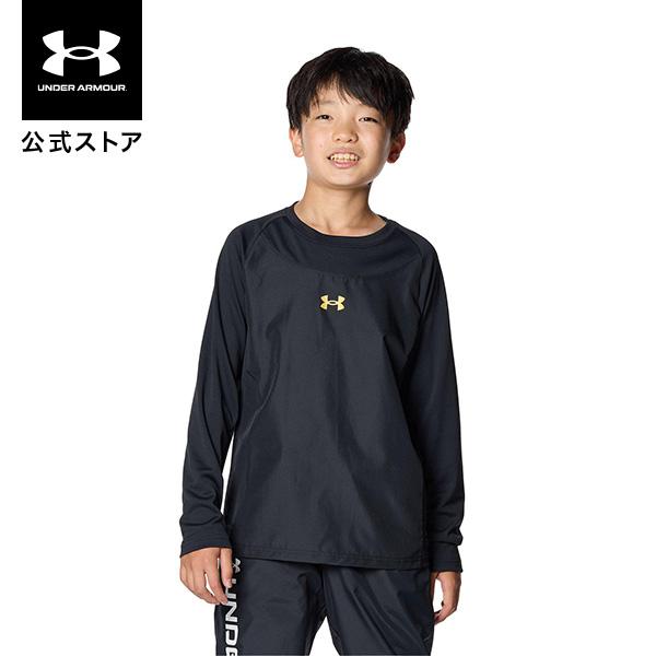 【30％OFF】公式 アンダーアーマー UNDER ARMOUR キッズ ボーイズ 野球 UAハイブリッド ロングスリーブTシャツ 1381259 ブラック