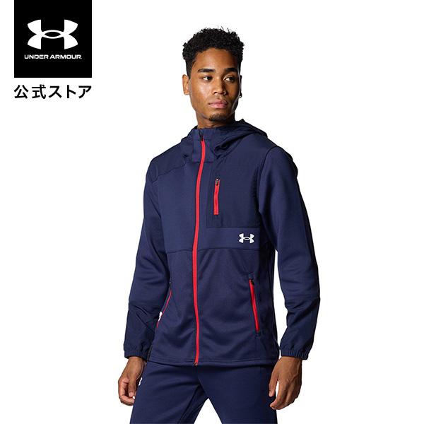 【30％OFF】公式 アンダーアーマー UNDER ARMOUR メンズ 野球 ジャケット UAアーマーニット ハイブリッド フルジップ ジャケット アウター 1381264