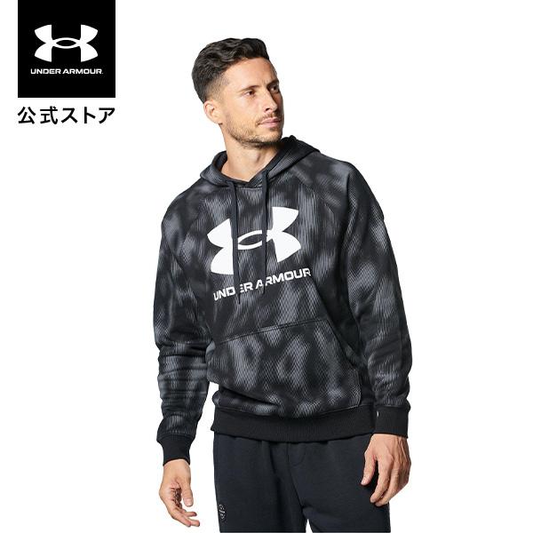 アンダーアーマー(UNDER ARMOUR) UA ライバルフリース BL PRINTED 1381331-001 ブラック XXLサイズ UNDER ARMOUR（アンダーアーマー） 【40％OFF】公式 メンズ