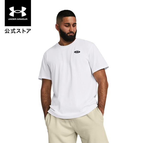 【50％OFF】公式 アンダーアーマー UNDER ARMOUR UA UAヘビーウエイト パッチ ショートスリーブTシャツ （トレーニング／MEN ） 1382902 Tシャツ 半袖