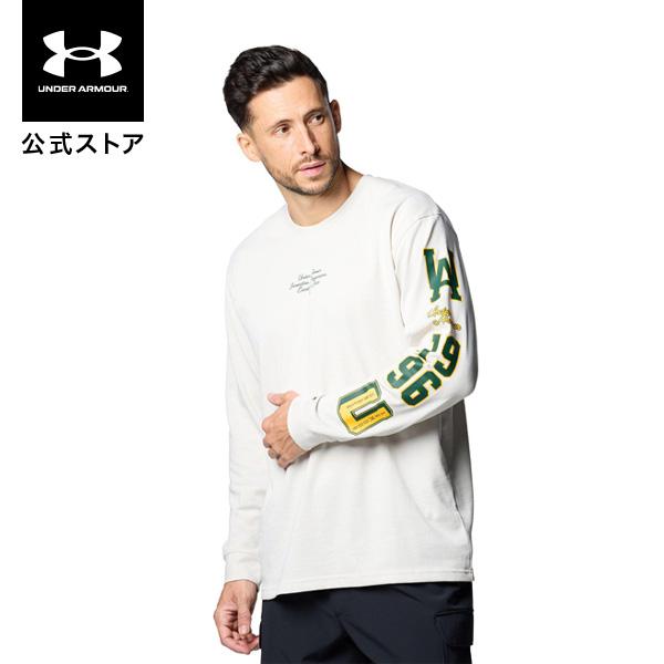 【30％OFF】公式 アンダーアーマー UNDER ARMOUR メンズ トレーニング Tシャツ UAヘビーウェイト カリージエイト ロングスリーブTシャツ 長袖 ロンT 1388247