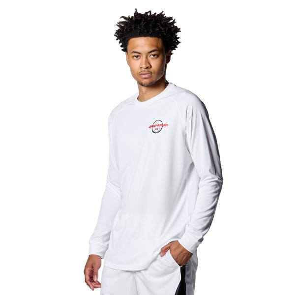 【30％OFF】公式 アンダーアーマー UNDER ARMOUR メンズ バスケットボール UAテック ロゴ ロングスリーブ Tシャツ 1388345
