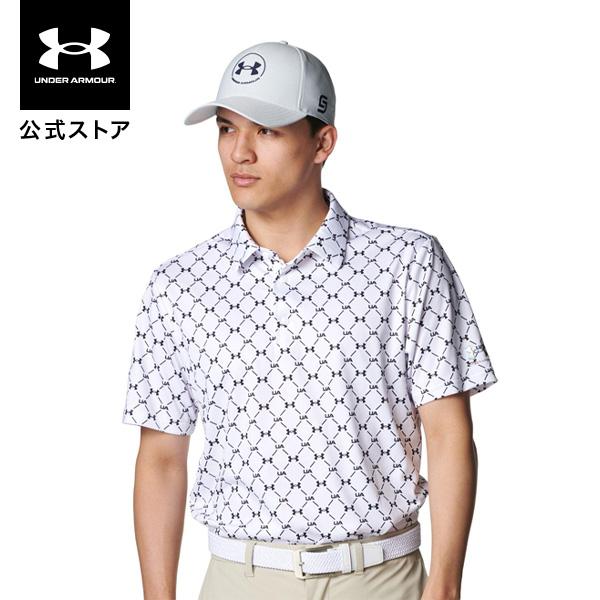 【40％OFF】公式 アンダーアーマー UNDER ARMOUR メンズ UAアーマードライ マイクロ モノグラム ポロ ゴルフ ポロシャツ 9900 6001249