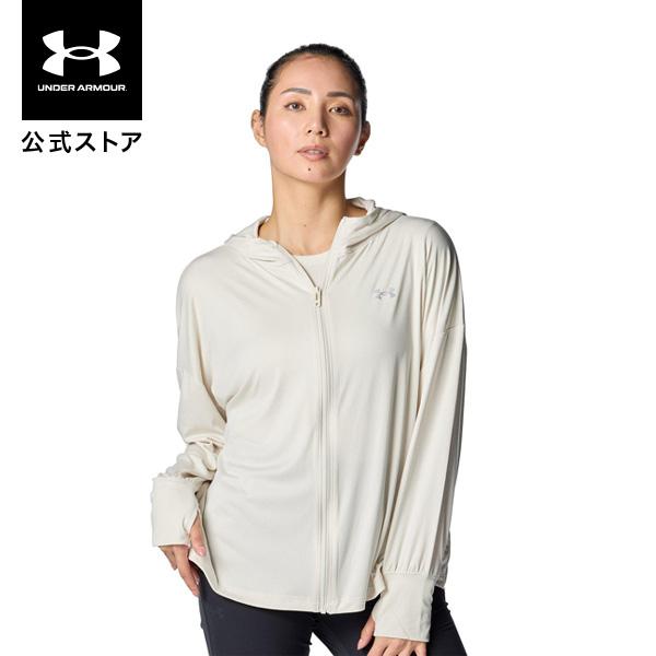 【30％OFF】公式 アンダーアーマー UNDER ARMOUR ウィメンズ UAUVプロテクション フルジップ フーディー Train 長袖 ロングスリーブ 6300 Tシャツ 6001328