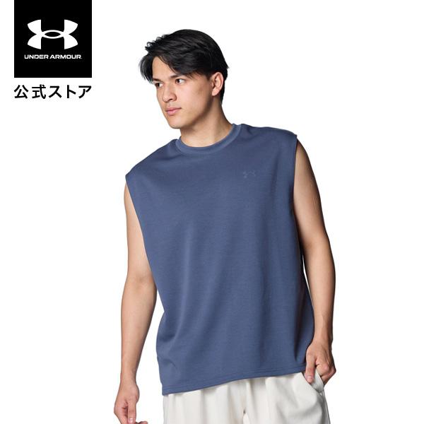 【30％OFF】公式 アンダーアーマー UNDER ARMOUR メンズ UAアポロ スリーブレス シャツ スポーツスタイル スリーブレス 4500 ノースリーブ 6001465