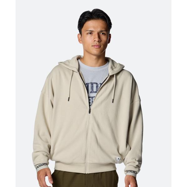【30％OFF】公式 アンダーアーマー UNDER ARMOUR UA UAエッセンシャル テリー リブ フルジップ フーディー（ライフスタイル／MEN） 6007409