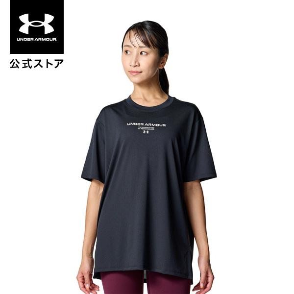 【30％OFF】公式 アンダーアーマー UNDER ARMOUR ウィメンズ UAテック オーバーサイズド グラフィック Tシャツ Train Tシャツ 半袖  6007704