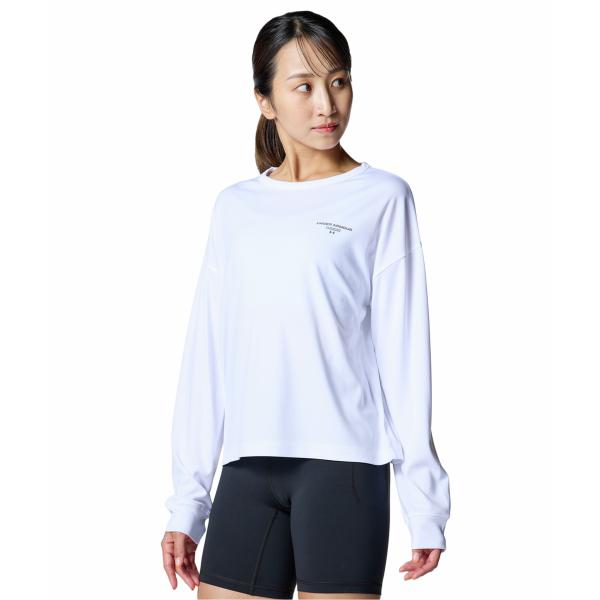 公式 アンダーアーマー UNDER ARMOUR ウィメンズ UAテック ロングスリーブ Tシャツ Train Tシャツ 長袖 ロンT  6007705