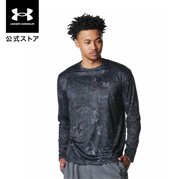 【30％OFF】公式 アンダーアーマー UNDER ARMOUR メンズ UAテック カモ ロングスリーブ Tシャツ Train Tシャツ 長袖 ロンT  6007731
