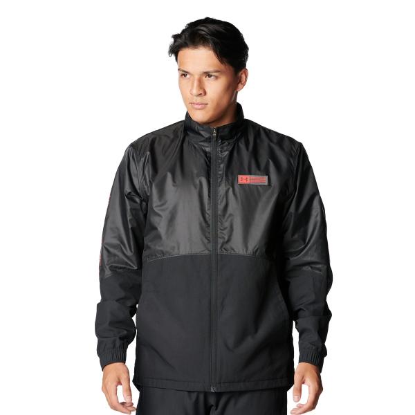 公式 アンダーアーマー UNDER ARMOUR メンズ UAトリコット ラインド ウーブン ジャケット Train ジャケット アウター ウインドブレーカー  6007739