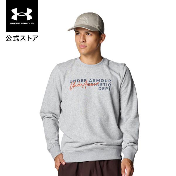 【40％OFF】公式 アンダーアーマー UNDER ARMOUR メンズ UAエッセンシャル テリー ノベルティ クルー Sportstyle パーカー&トレーナー スウェット  6007835