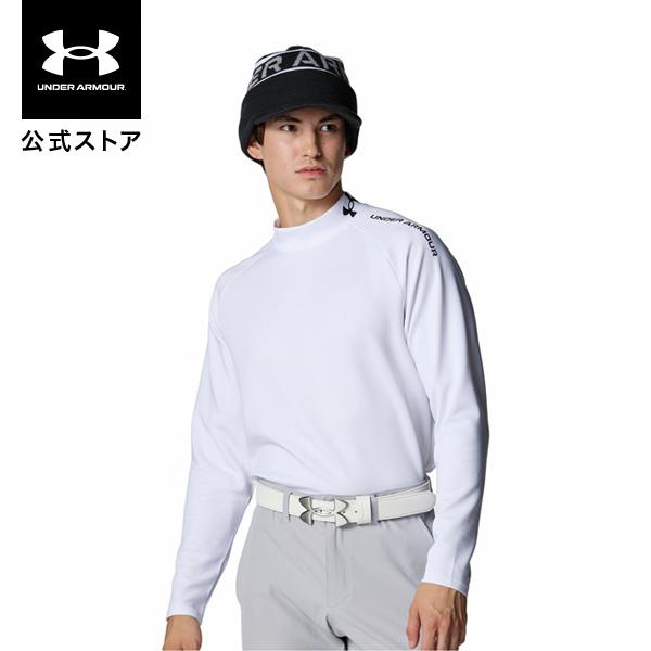 Under Armour M's Golf XL ホワイト モックネックシャツ UNDER ARMOUR（アンダーアーマー） 【50％OFF】公式 メンズ UAドライブ