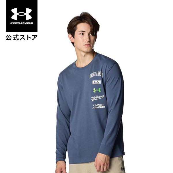 【30％OFF】公式 アンダーアーマー UNDER ARMOUR メンズ UAヘビーウエイト グラフィック ロングスリーブ Tシャツ Sportstyle Tシャツ 長袖 ロンT  6010348