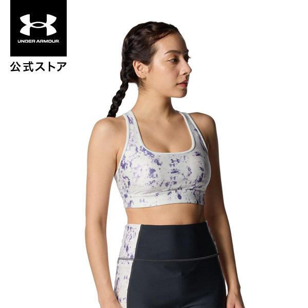 【5％OFF】公式 アンダーアーマー UNDER ARMOUR ウィメンズ UAクロスバックブラ プリント ミディアムサポート Train スポーツブラ スポブラ 下着 00 6012599