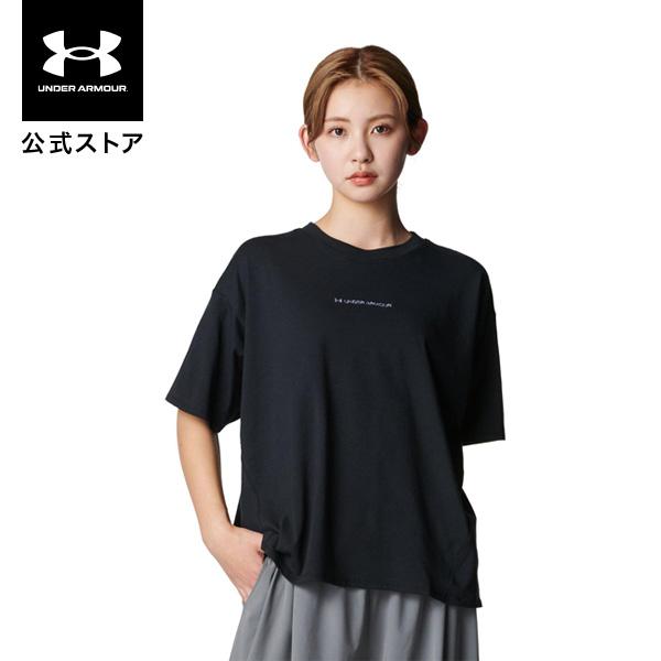 【50％OFF】公式 アンダーアーマー UNDER ARMOUR ウィメンズ UAパフォーマンスコットン Tシャツ Train Tシャツ 半袖 00 6012618 ブラック