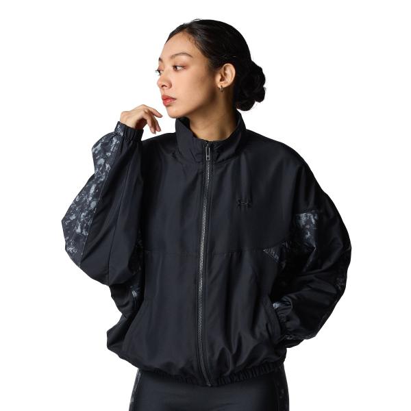 公式 アンダーアーマー UNDER ARMOUR ウィメンズ UAメッシュ ライナー ウーブン プリント フルジップ ジャケット Train ジャケット アウター 6012627