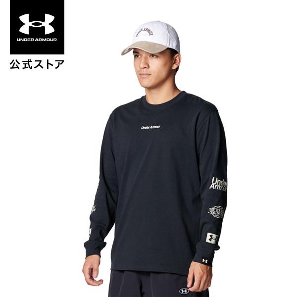 【30％OFF】公式 アンダーアーマー UNDER ARMOUR メンズ UAヘビーウエイト グラフィック ロングスリーブ Tシャツ Sportstyle Tシャツ 長袖 ロンT 00 6012640