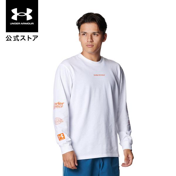 【40％OFF】公式 アンダーアーマー UNDER ARMOUR メンズ UAヘビーウエイト グラフィック ロングスリーブ Tシャツ Sportstyle Tシャツ 長袖 ロンT 00 6012640